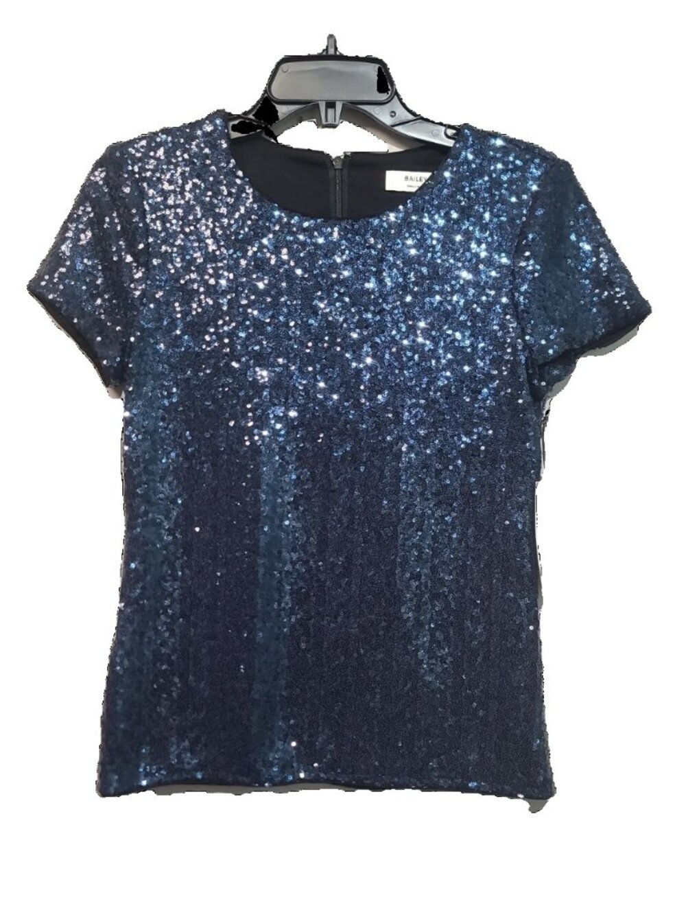 Bailey 44 Edie Sequin Top Blue NWT Size S